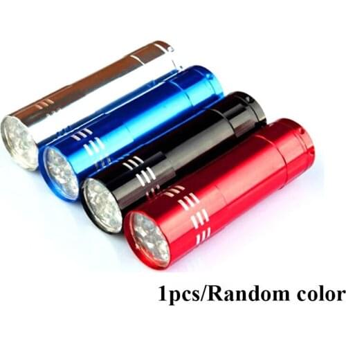 9 LED UV Light Fast Nail Dryer Portable Flashlight Nail Polish Cure Light Gel Curing Lamp Nail Gel Fast Drying Manicure Tools