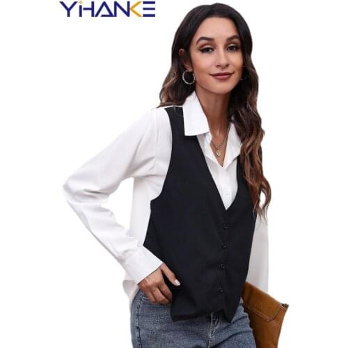 YIHANKE Womens Office Shirts