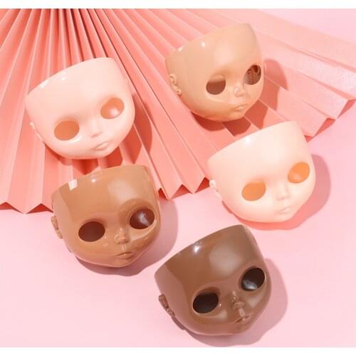 1Pcs 1/6 Blyth Doll Factory 30cm Plastic Blyth DIY Doll Faceplate With Backplate Change Makeup Faceplate Screw Toys Accessories