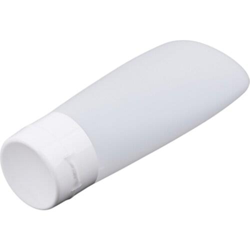 1 Pc White Portable Silicone Refillable Bottles Traveler Packaging Lotion Points Portable For Packing Wash Spray Bottle