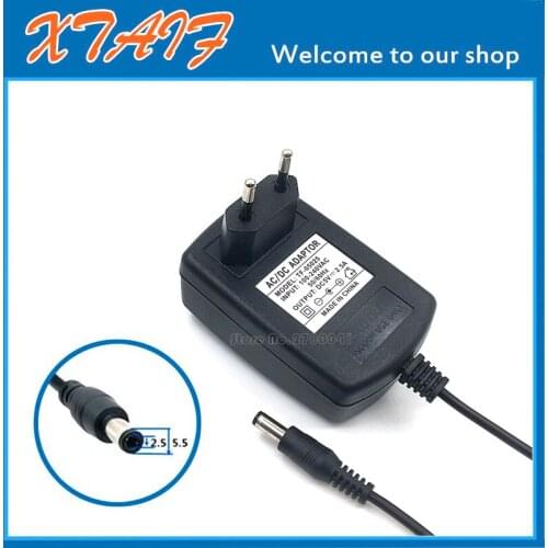 1PCS AC 100V-240V High quality DC 5V 2.5A 2500mA Output Interface 5.5mm*2.5mm Charger for Tablet PC Power Adapter Supply EU plug