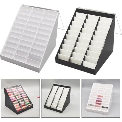 10 Tiers Manicure Nail Art Practice Display Stand False Tips Holder Rack art nail Color Display Stands Note Board Box