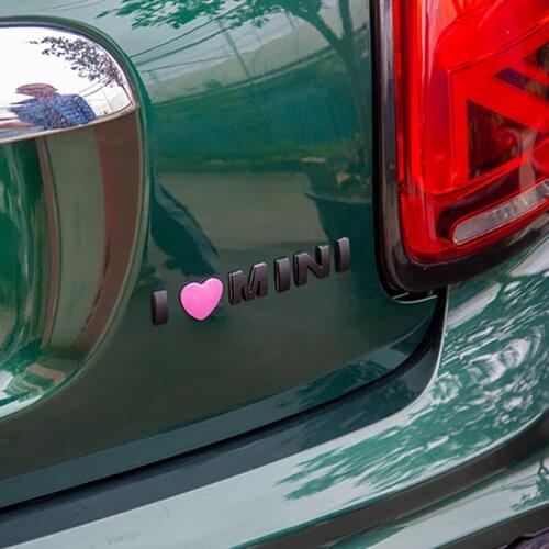 3D Metal Decorative Car Sticker Modified Label Decoration Accessories for BMW MINI ONE COOPER S F54 F55 F56 F60 R55 R56 R60 R61