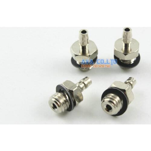 40 Pieces 2.5mm Air Pneumatic Hose to M5 Male Mini Barb Fitting / Brass