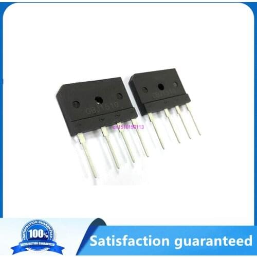 5PCS GBJ1510 gbj1510 1000V 15A Diode Bridge Rectifier Single Phase Bridge Rectifier IC Chip Through Hole Diy Electronic