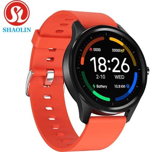Bussiness Men Smart Watch IP68 Waterproof Smartwatch Call Reminder Push WhatsApp Message 24-hour Heart Rate