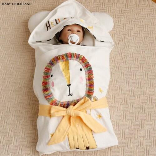 Baby Sleeping Bag Newborn Baby Envelope Blanket Muslin Cotton Unicorn Infant Baby Swaddle Wrap Blankets Receiving Blankets