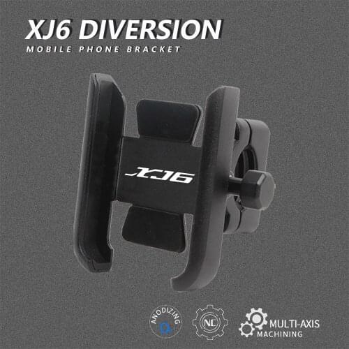 For Yamaha XJ6 Diversion/ABS 2009-2015 2014 2013 Motorcycle CNC Aluminum Alloy Handle Bar Mobile Phone Bracket GPS Stand Holder