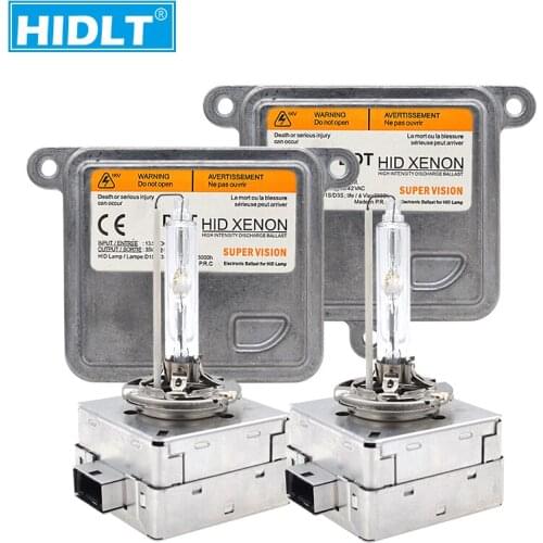 HIDLT 35W-55W D1S Canbus Xenon Ballast Kit Original D1S D3S 4300K 5000K 6000K 8000K Metal Base Bulb Lamp Car Light Accessory