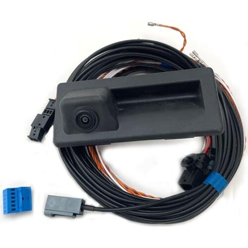 Rear View Trunk handle Camera with Wiring harness FOR Tiguan