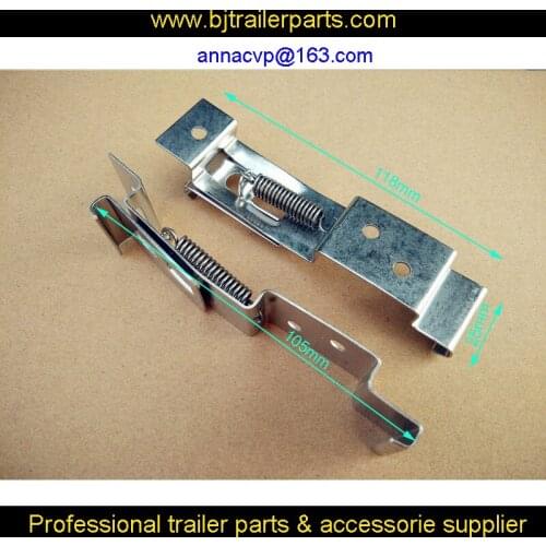 Trailer stainless steel number plate holder bracket clips spring loaded, license plate holder trailer parts