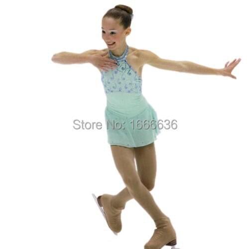 Hot Sales Figure Ice Skating Dresses For Girls New Brand Vogue Figure Skating Competition Customized Dress DR2980