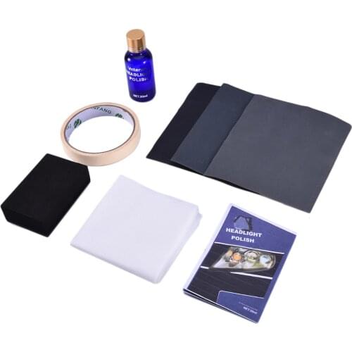 Cacoonlisteo Car Headlight Restoration Kit Auto Lamp Lenses Repair Liquid Repair Polishing for Car Anti-scratch Restores Clarity
