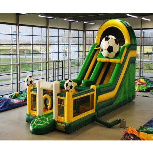 Inflatable football slide