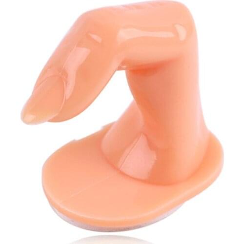 Plastic Practice Fake Finger Nail Art Model Finger Tool Adjustable DIY Tools