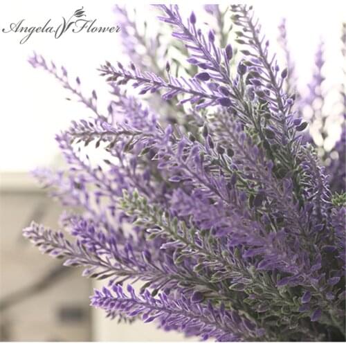 Romantic Provence Lavender Artificial Flower Christams Decoration Home Garden Grain Fake Aquatic Plants Wholesale Photo Props