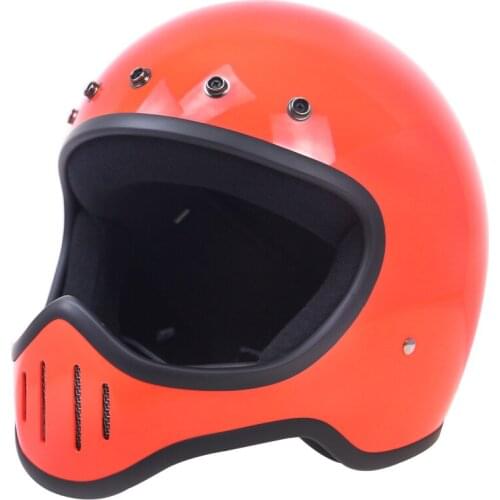 Handmade light weight Retro bike helmet DOT ECE SAFETY STANDARD Motorcycle helmet DD ring buckle