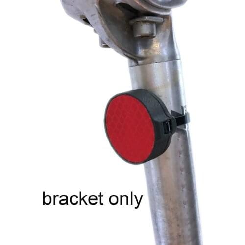 Bike Rear Light Reflector Round For Airtag Locator Protection Case MTB Bicycle Motorcycle Electric Scooter Mounted Bracket