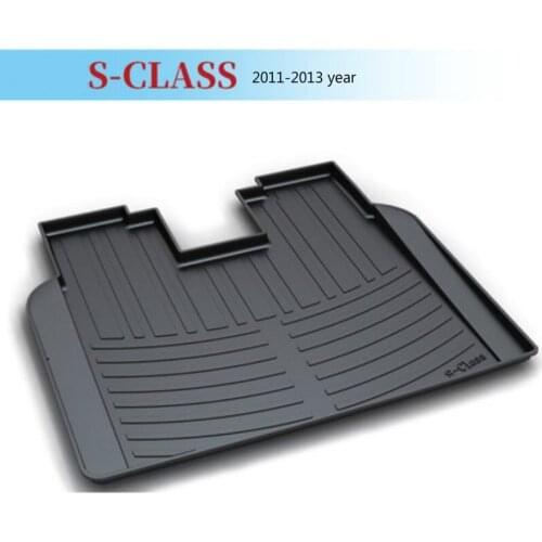 Custom No Odor Boot Carpet Waterproof Rubber Car Trunk Mat for GLA GLC CLA GLK GLE CLS A B CES C200L