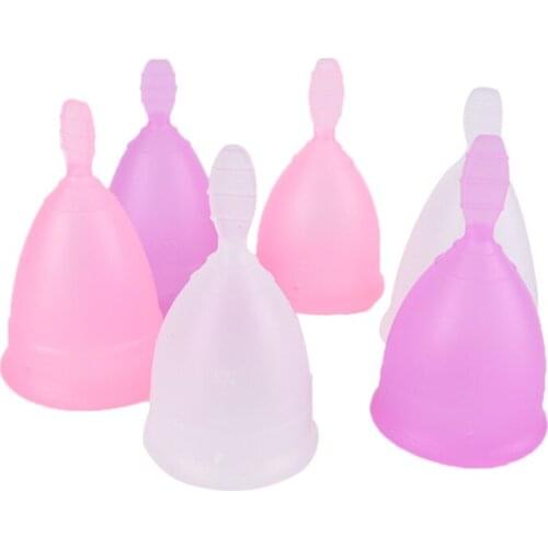 1PCS Lady Cups Feminine Hygiene Vagin Reusable Menstrual Period Cup Medical Silicone Cup Alternative Tampons Sanitary Pads