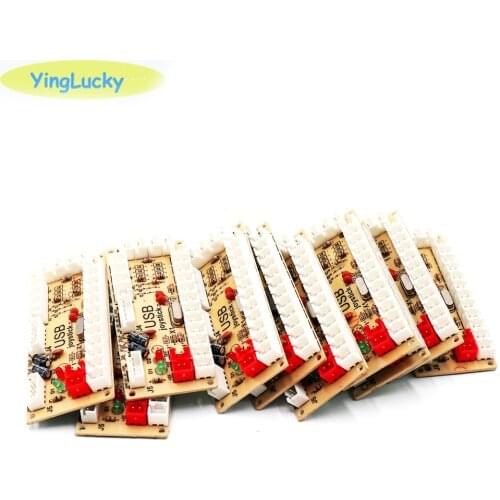 10 PCS Zero Delay Arcade DIY KIT PC USB ENCODER JOYSTICK for 4way and 8way ZIPPY JOYSTICK & Arcade BUTTON