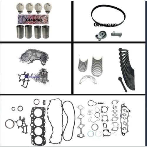 1KZ 1KZT 1KZTE engine Rebuild Kit for Toyota 4 Runner Land cruiser / 90 / Prado Hilux 2982cc 8v 3.0 TD