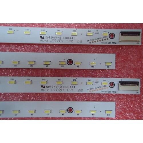 4pcs/lot 371mm LED Backlight 44leds for Hi sense 65inch TV LED65K560J3D V645H1-LS1-TREM1-2 V645HQ1-LS1 V645H1-LS1-TREM1-1
