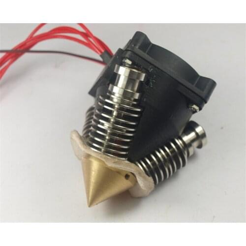 Reprap 3D printer diamond hotend nozzle full kit 3 * Lite6 cold end 1.75 mm 0.4 mm Triple inputs for multi color 3D printing