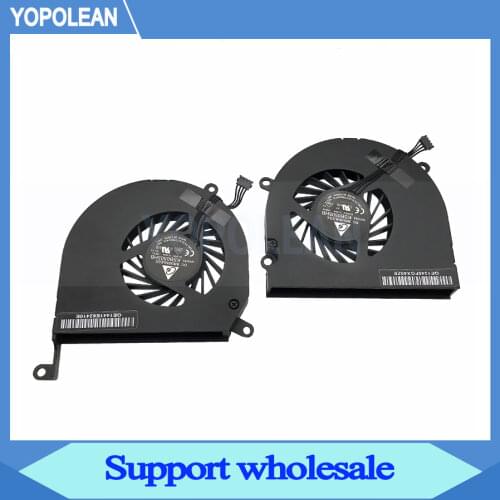 5 Pairs Left + Right Black Label CPU Cooler Cooling Fan For Macbook Pro 15" A1286 2008 2009 2010 2011 2012 Years