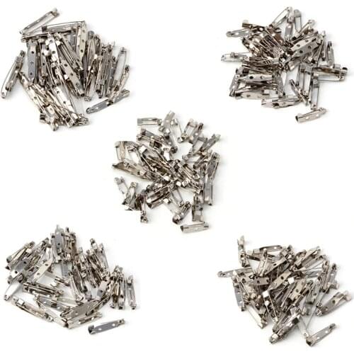 50PCS Brooch Clip Base Pins Accessories Jewelry Decorative Ally 15 To 40mm W715