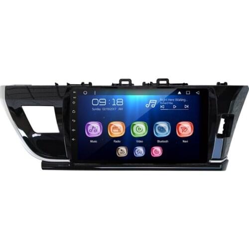 Allways 10.1" IPS Screen Android 9.0 Octa-core Ram 2GB Rom 32GB Car Multimedia for Toyota Corolla (RHD) 2014- Full touch screen