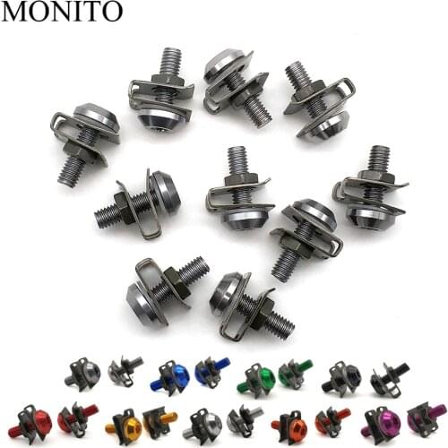 CNC Motorcycle Fairing Screws Custom Moto Body Spring Bolts For Moto Guzzi STELVIO V7/V9 Classic Racer Stone Special Accessory