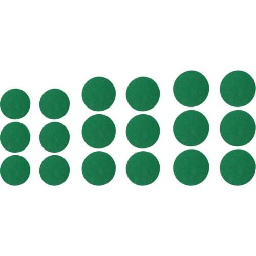 Air Hockey Table Pushers Felt Pads Set of 6 Green 3 Sizes Air Hockey Pushers Felt Pads Entertainment Air Hockey Accessories