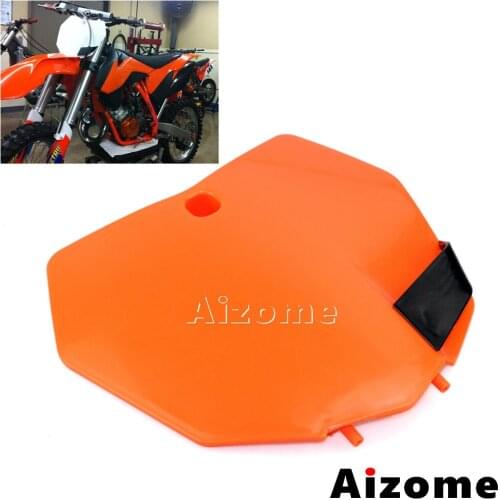Motocross Enduro MX Orange Number Plate For Enduro EXC SX SXF XCF 125 250 300 350 450 450 500 530 SXS 85 XCW XCF 2013-2015