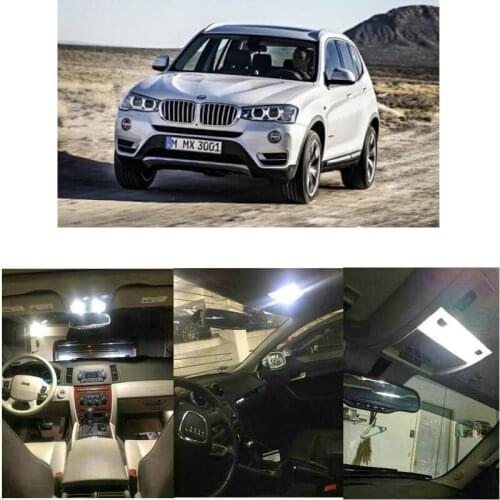 24x LED interior lighting complete set For BMW X3 F25 reading light rear lights error free