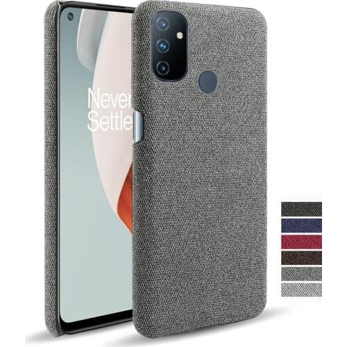 Luxury Febric Antiskid Cover Funda For OnePlus Nord N100 N10 5G Capa Business Phone Case For One Plus 1+ Nord N10 5G N100 Coque