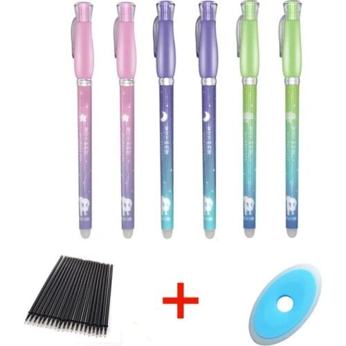 Erasable Neutral Pen 0.38mm Student Easy Erasable Neutral Pens Easy Erasables Crystal Blue Lovely Student Gradient