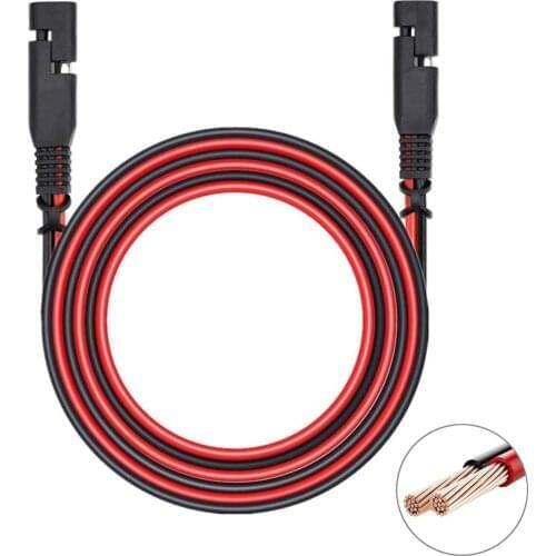 SAE Power Automotive Extension Cable SAE to SAE Extension Cable Quick Disconnect Wire Harness SAE Connector 14AWG 1M 2M with Cap