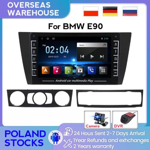 Europe warehouse! GPS For BMW E90 Android 10 E91 E92 E93 3 Series Android 8.1 car radio multimedia video navigation 2 din