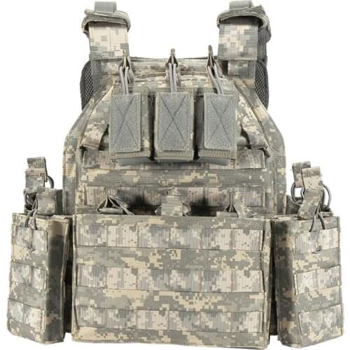 Tactical Vest Military Training Plate Carrier Hunting Vest Quick Release Molle Body Armor Modular Airsoft Combat Accessories