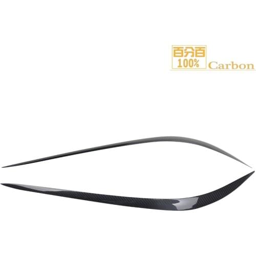 For Alfa Romeo Giulia 2017-2020 Carbon fiber Headlight Cover Eyebrows Eyelid Car Accessories