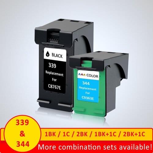 XiangYu 339 Ink Cartridge 339 344 for HP Photosmart 2575 2610 2710 8050Deskjet 5740 5745 5940 6520 6540