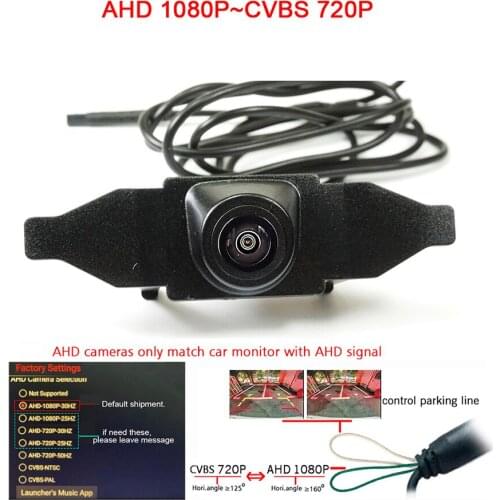 180deg CCD HD car front brand logo camera for VW Volkswagen Teramont X 2019 Teramont-X front grille camera Front view positive