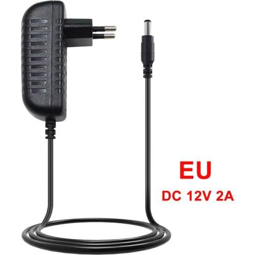 DC 12V 2A Switch Switching Power Supply Converter Adapter EU US Plug Converter adapter for CCTV camera