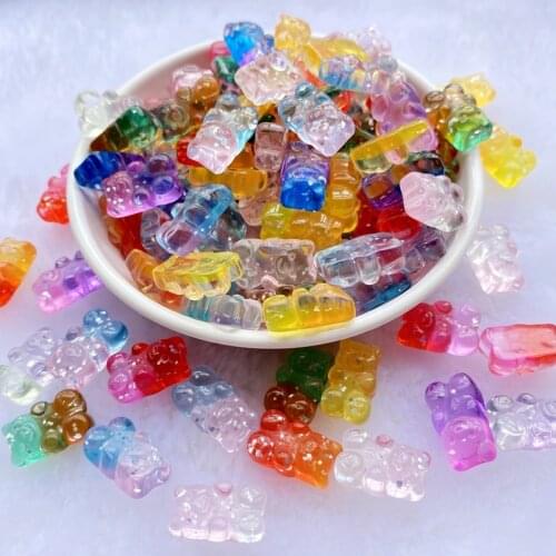 20Pcs/lot Cute Mixed bear Flatback Resin Kawaii Scrapbooking Embellishments Diy Accessories E49