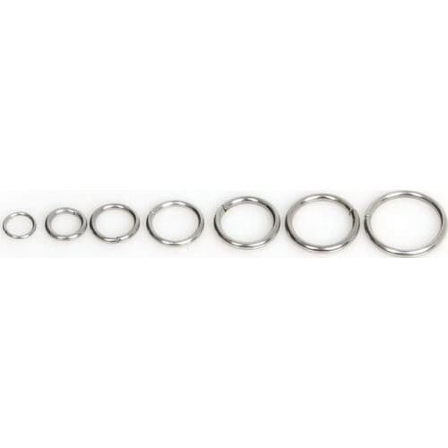 200pcs/lot 4/5/6/7/8/9/10mm Stainless Steel Single Loops Open Jump Rings & Split Ring for DIY Jewelry Making Accessories