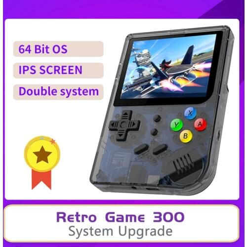 ANBERNIC RG300 Retro game Double System Linux Retro Video Game Console 3.0 IPS Screen Portable Handheld Game 3000+ Games rg 300