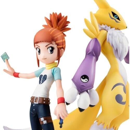 BANDAI Digimon Adventure Makino Ruhime&Demon fox MegaHouse GEM Model Figure 82936