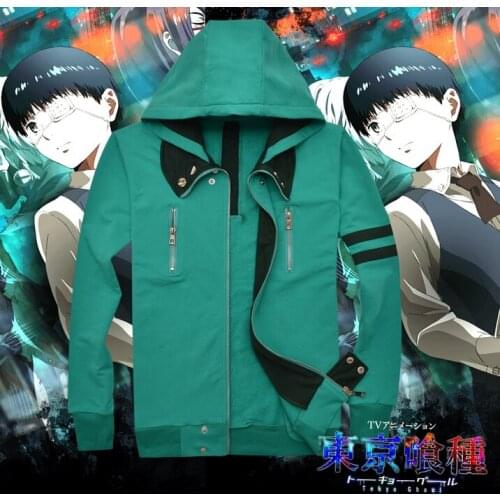 Free Shipping Tokyo Ghoul sweater Kaneki Ken cos the same paragraph Cotton cartoon sweater coat