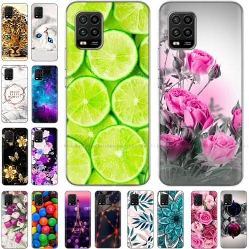 For Xiaomi Mi 10 Lite Case 6.57" Silicon Soft Tpu Back Cover for Xiaomi Mi 10 Lite 5G 10Lite Phone Case Shell Bumper Funda Coque